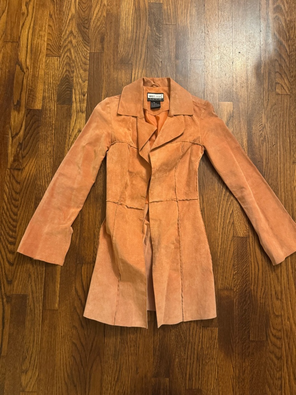 Vintage wet seat women’s leather jacket size XS